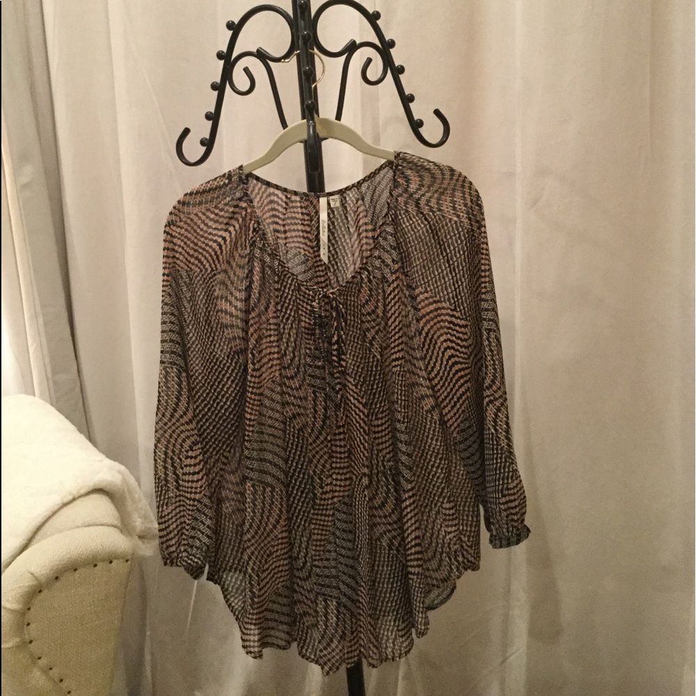 Bellatrix sheer blouse size Large